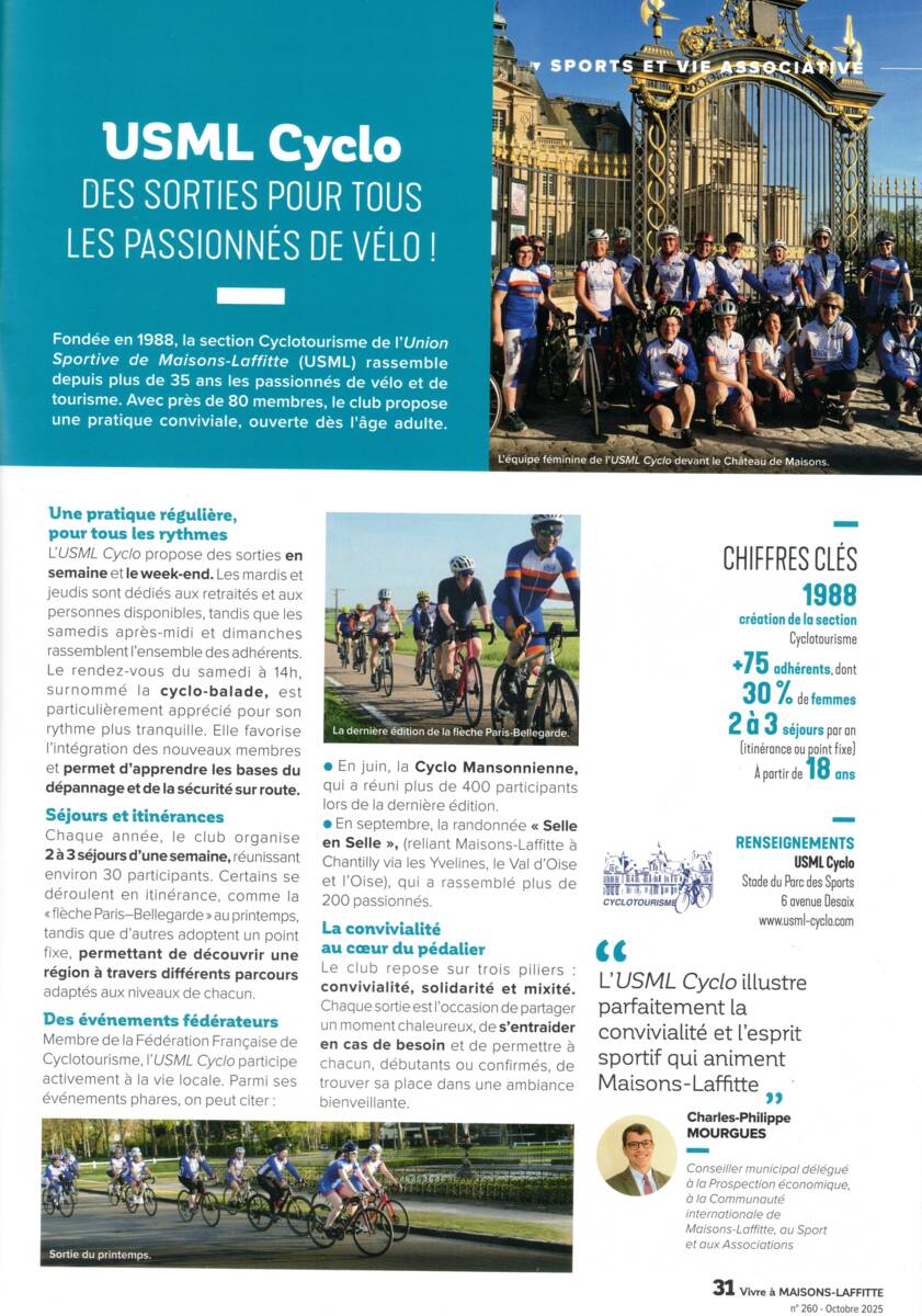 Article Vivre à ML Octobre 2025