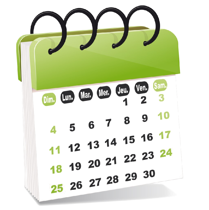 Calendrier des parcours 2026 en ligne