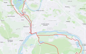 velo balade à Cergy - le 16 octobre 