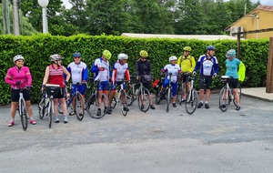 Départ le matin de l'Auberge la Petite Reine