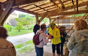 Pique-Nique à SARLAT , sous la pluie 