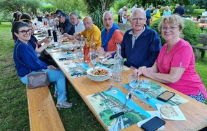 Une soirée sous le signe de la bonne humeur.